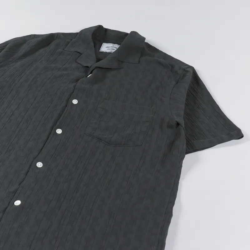 Portuguese Flannel Nori Shirt Black-2