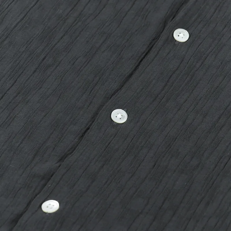 Portuguese Flannel Nori Shirt Black-4