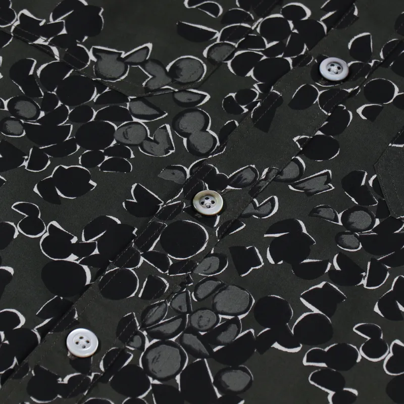 Norse Projects Oscar Print Shirt Beech Green-2