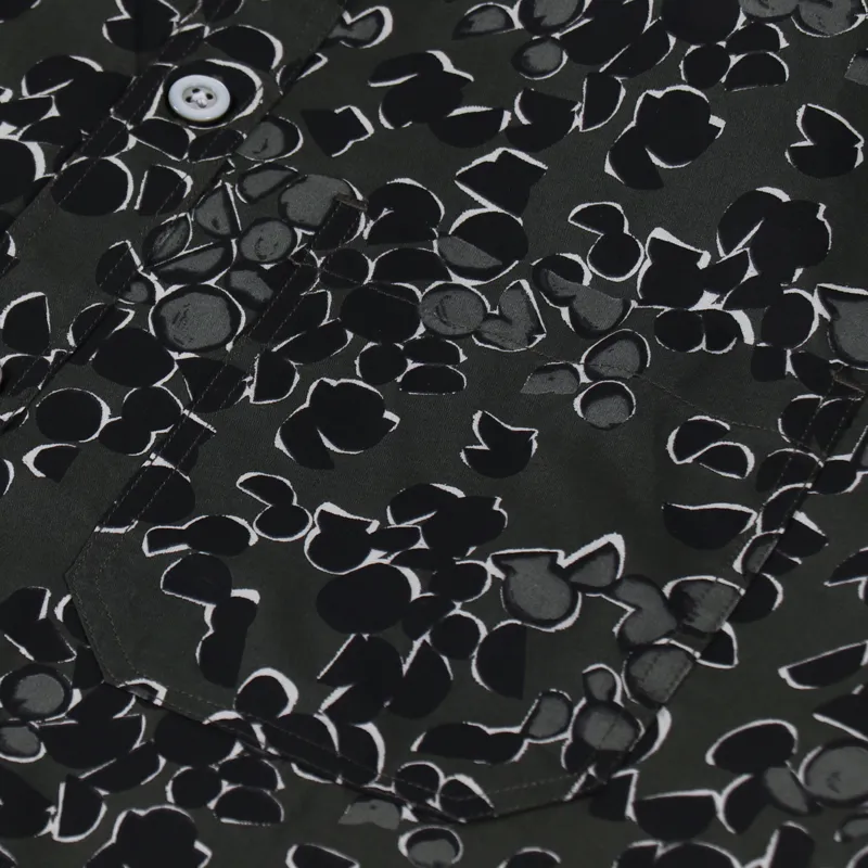 Norse Projects Oscar Print Shirt Beech Green-4