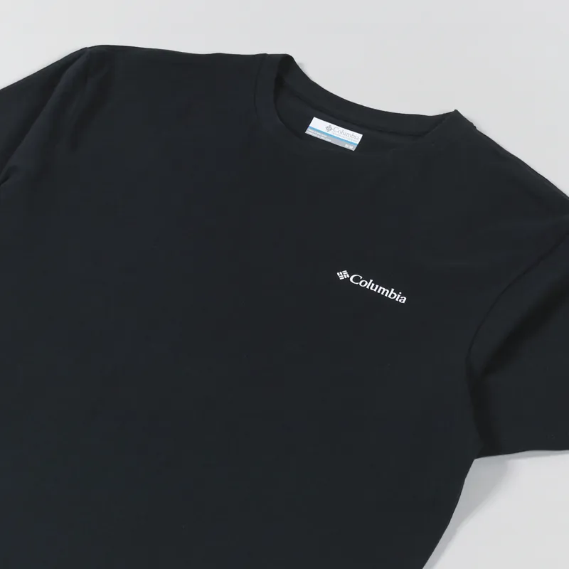 Columbia North Cascades T Shirt Black White-3