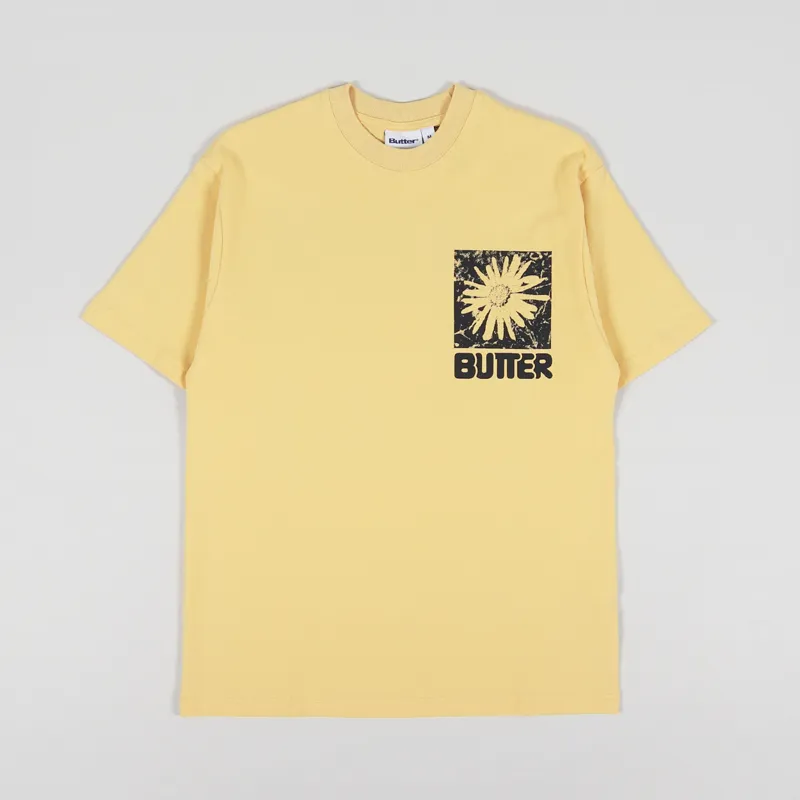 【BUTTER GOODS】 NOWHERE TEE : SQUASH Butter Goods Men's Nowhere T-Shirt in Squash Butter Goods
