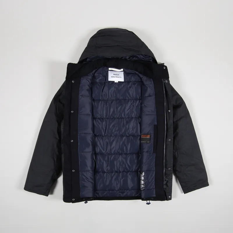 ジャケット・アウター Barbour NORSE PROJECTS Barbour x Norse Projects Mens North Sea Parka Sand Green Jacket