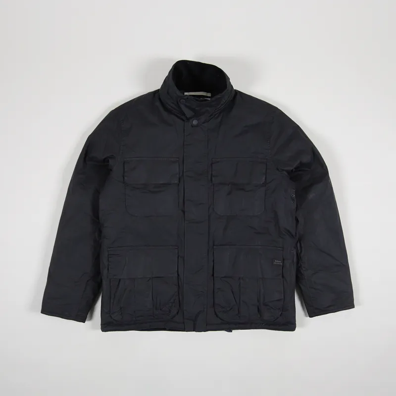 Barbour x Norse Projects Mens Wax Ursula Jacket Navy Blue