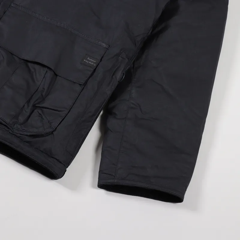 Barbour x Norse Projects Wax Ursula Jacket Navy-7