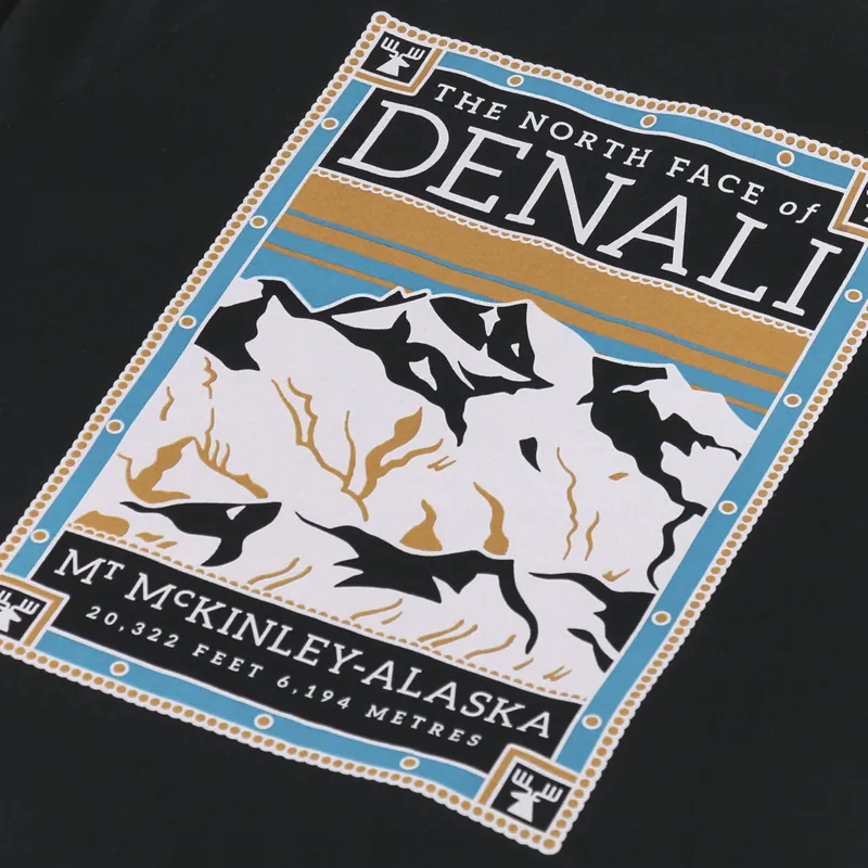 The North Face North Faces T Shirt Denali Black Topaz-4
