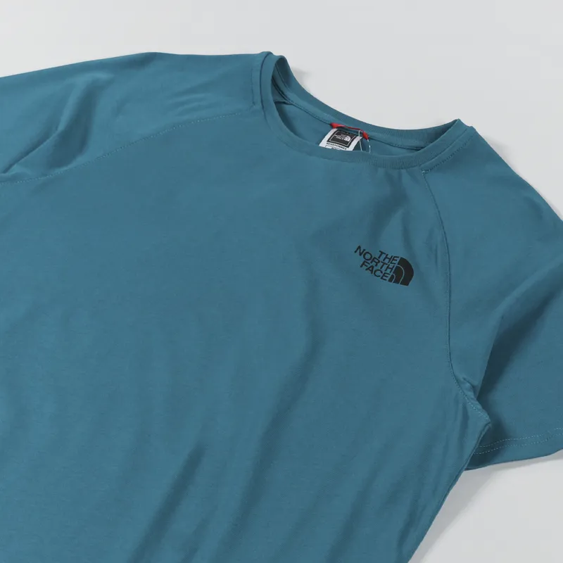 The North Face North Faces T Shirt Kilimanjaro Blue Coral Gravel-3