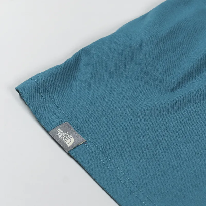 The North Face North Faces T Shirt Kilimanjaro Blue Coral Gravel-4