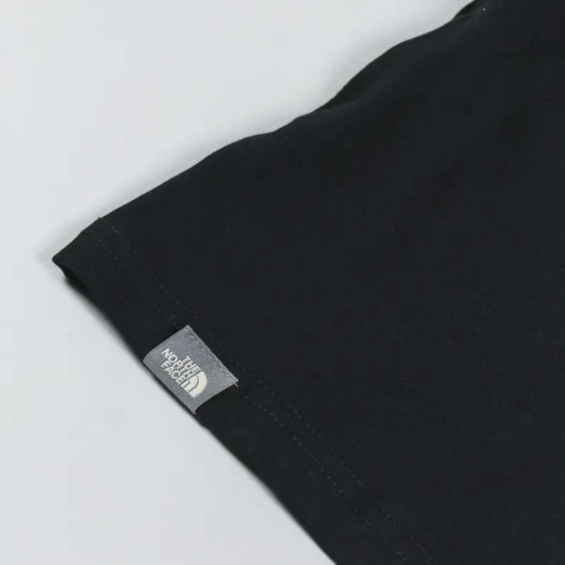 North face central logo sales t shirt