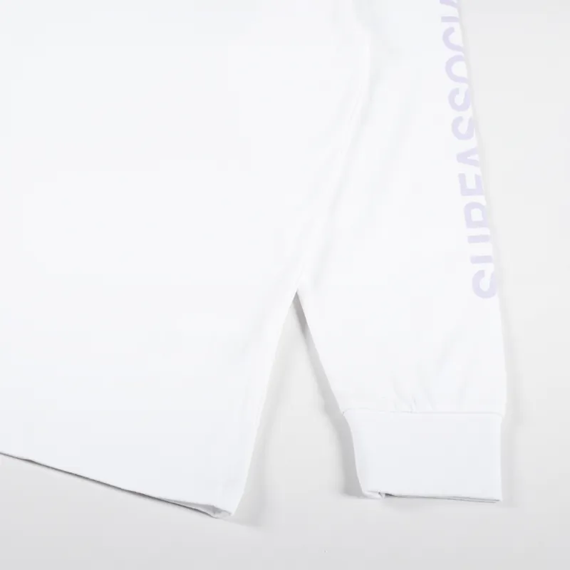 New Amsterdam Surf Association Logo Long Sleeve T Shirt White-6