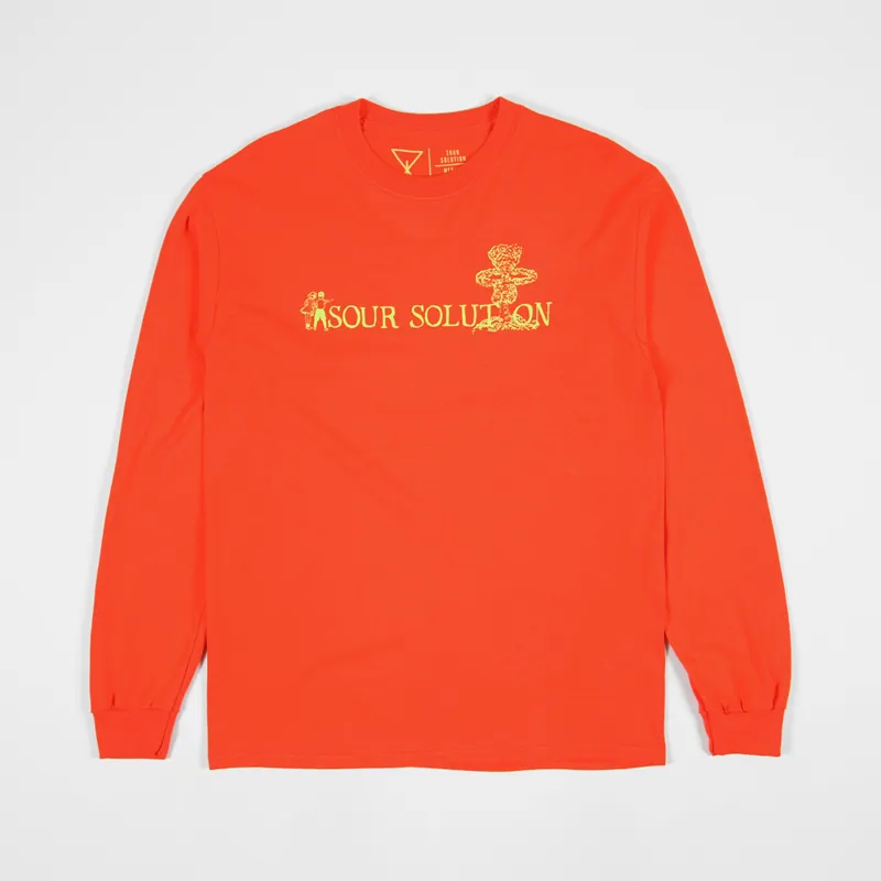 Sour Solution Nuclear Long Sleeve T Shirt Orange