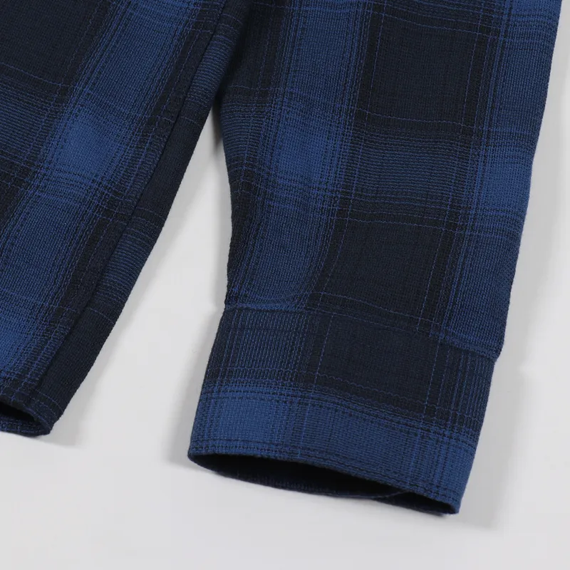Nudie Jeans Sten Shirt Shadow Check Navy-6