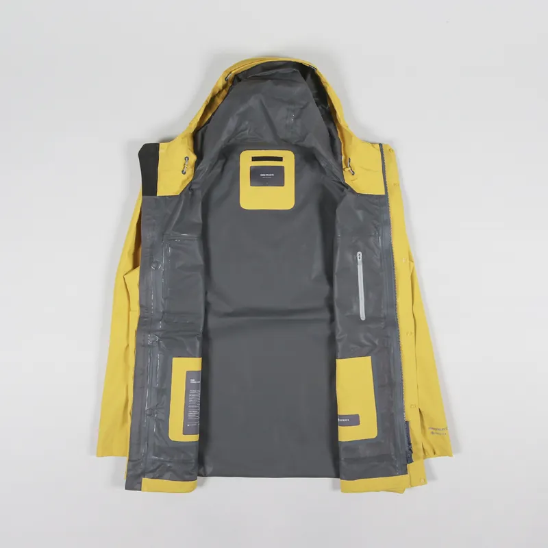 Norse Projects Nunk Shell GORE-TEX Jacket Chrome Yellow-1