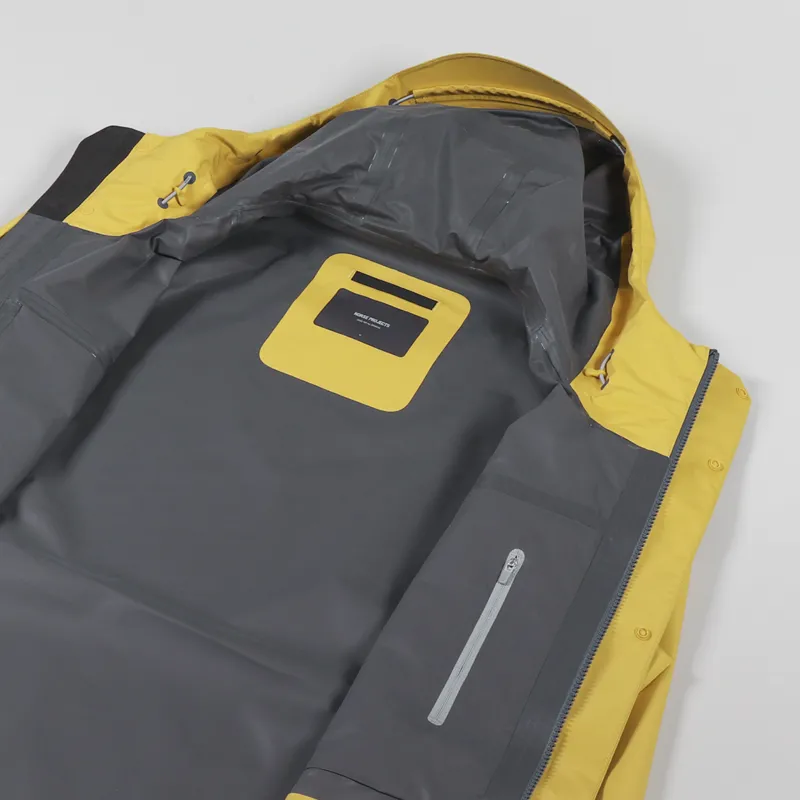 Norse Projects Nunk Shell GORE-TEX Jacket Chrome Yellow-4