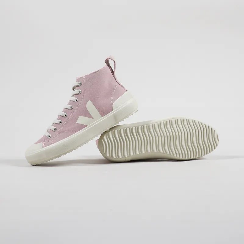 Veja Womens Nova High Top Canvas Shoes Babe Pierre-1
