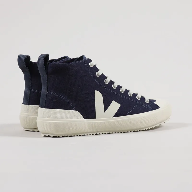 Veja Nova High Top Canvas Shoes Marine Pierre-2