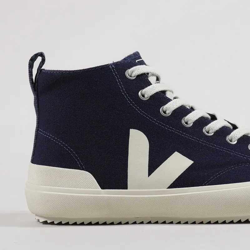Veja Nova High Top Canvas Shoes Marine Pierre-5