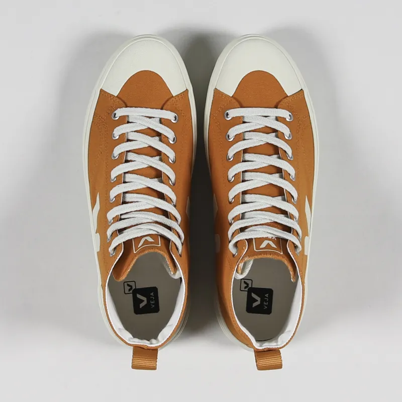 Veja Nova High Top Canvas Shoes Pumpkin Pierre-2