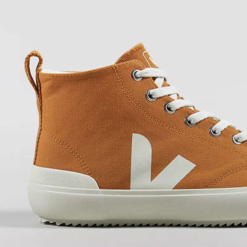 Veja Nova High Top Canvas Shoes Pumpkin Pierre-5
