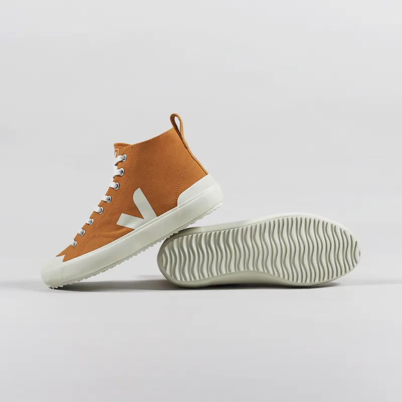 Veja Nova High Top Canvas Shoes Pumpkin Pierre-1
