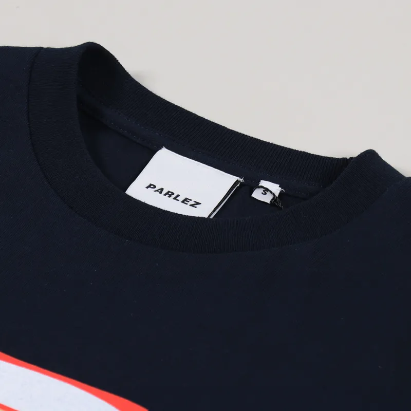 Parlez Cluff T Shirt Navy-4