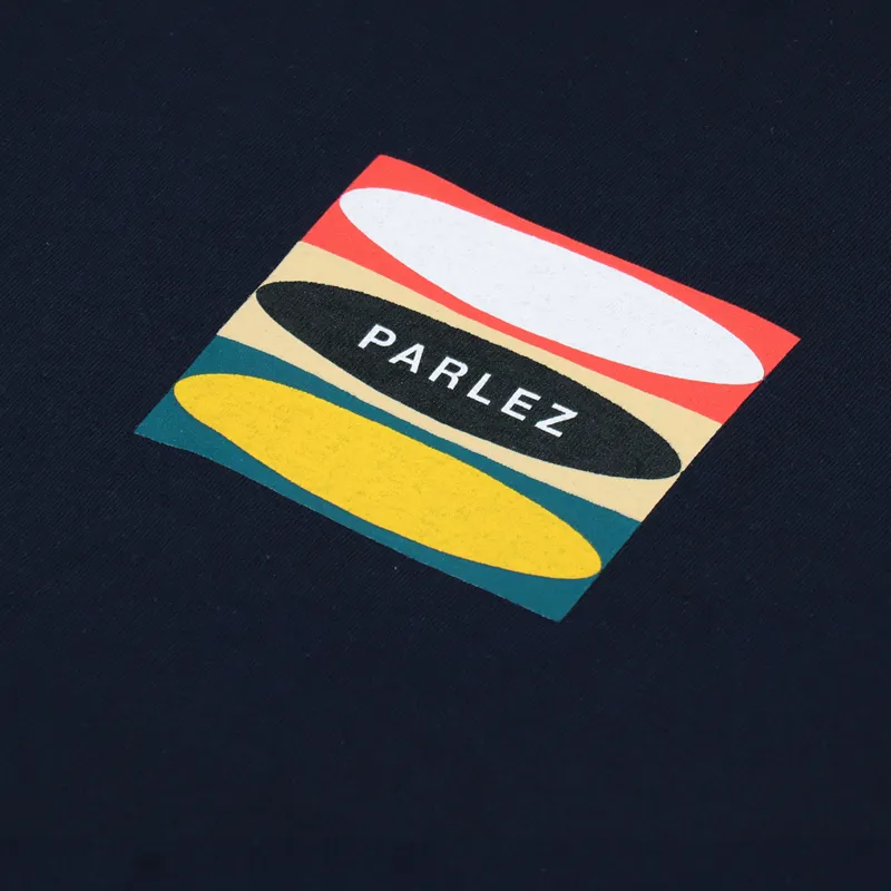 Parlez Cluff T Shirt Navy-2