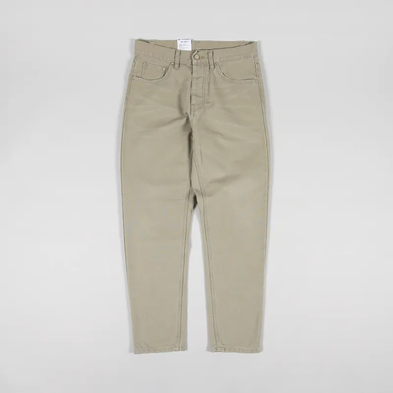 Carhartt WIP Newel Pant Ammonite Dearborn Canvas-1