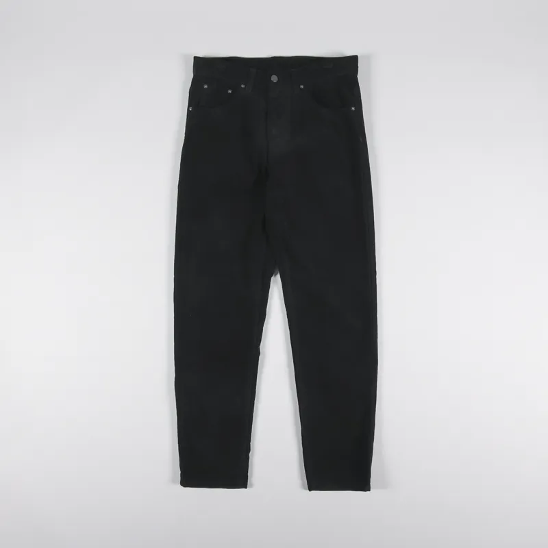 Carhartt WIP Newel Pant Black Rinsed Ford Corduroy-1