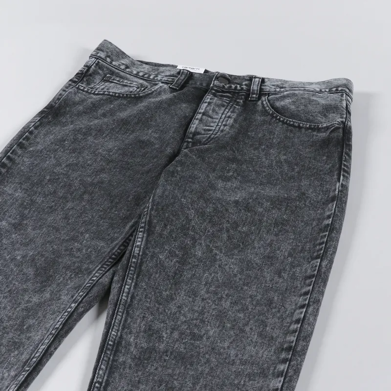 Carhartt WIP Newel Pant Black Worn Washed Parkland Denim-7