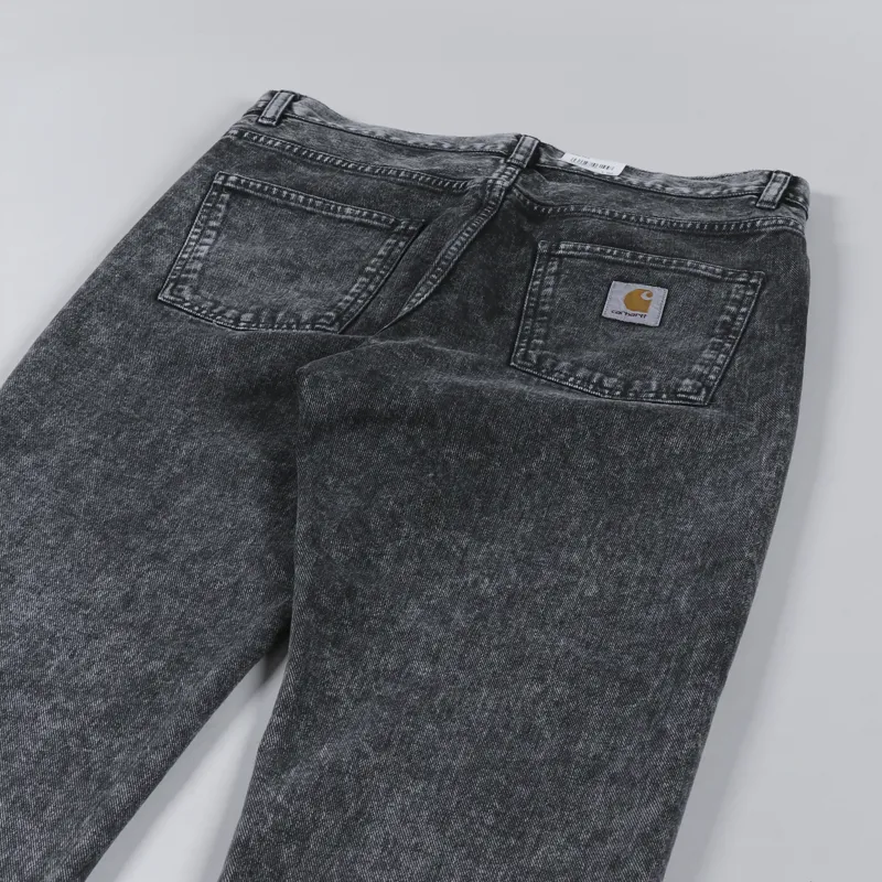 Carhartt WIP Newel Pant Black Worn Washed Parkland Denim-6
