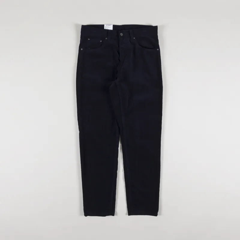 Carhartt WIP Newel Pant Dark Navy Rinsed Ford Corduroy-1