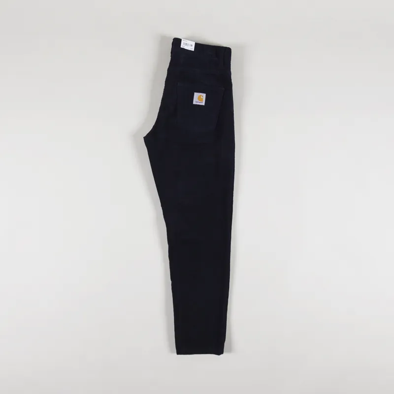 Carhartt WIP Newel Pant Dark Navy Rinsed Ford Corduroy-2