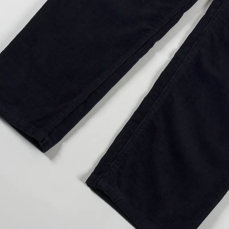 Carhartt WIP Newel Pant Dark Navy Rinsed Ford Corduroy-3