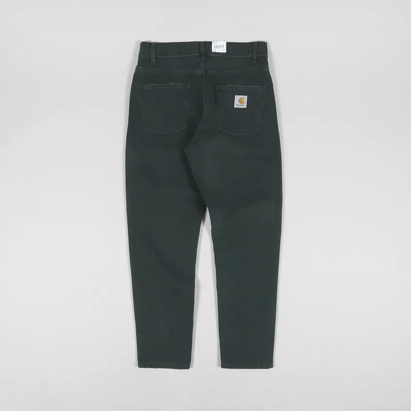 Carhartt WIP Mens Newel Pants Dark Cedar Dearborn Canvas