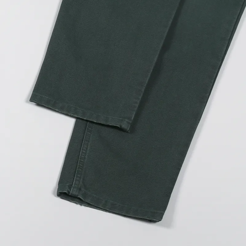 Carhartt WIP Newel Pant Dark Cedar Dearborn Canvas-3