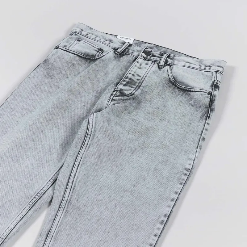 Carhartt WIP Newel Pant Black Sun Washed Maitland Denim-6