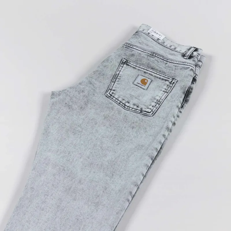 Carhartt WIP Newel Pant Black Sun Washed Maitland Denim-5