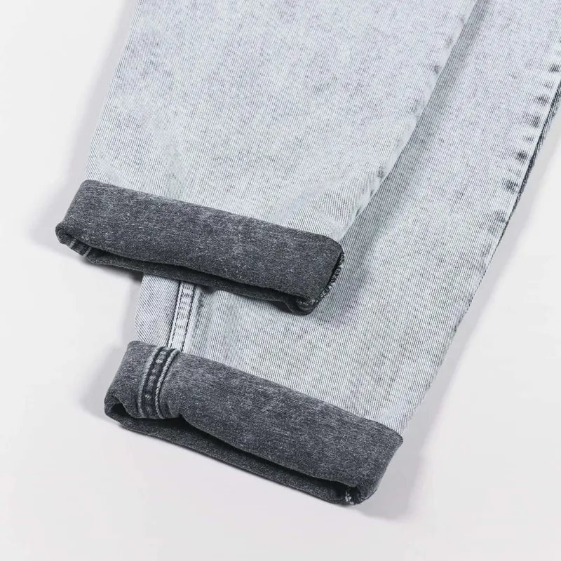 Carhartt WIP Newel Pant Black Sun Washed Maitland Denim-4