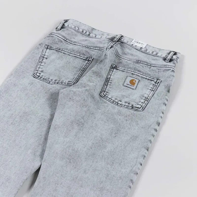 Carhartt WIP Newel Pant Black Sun Washed Maitland Denim-7