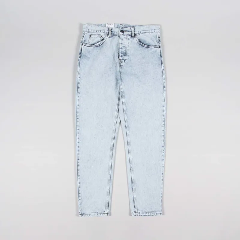 Carhartt WIP Newel Pant Blue Sun Washed Maitland Denim-1