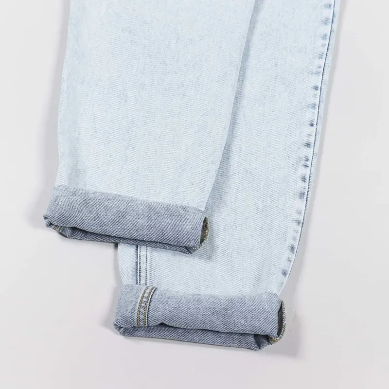 Carhartt WIP Newel Pant Blue Sun Washed Maitland Denim-4