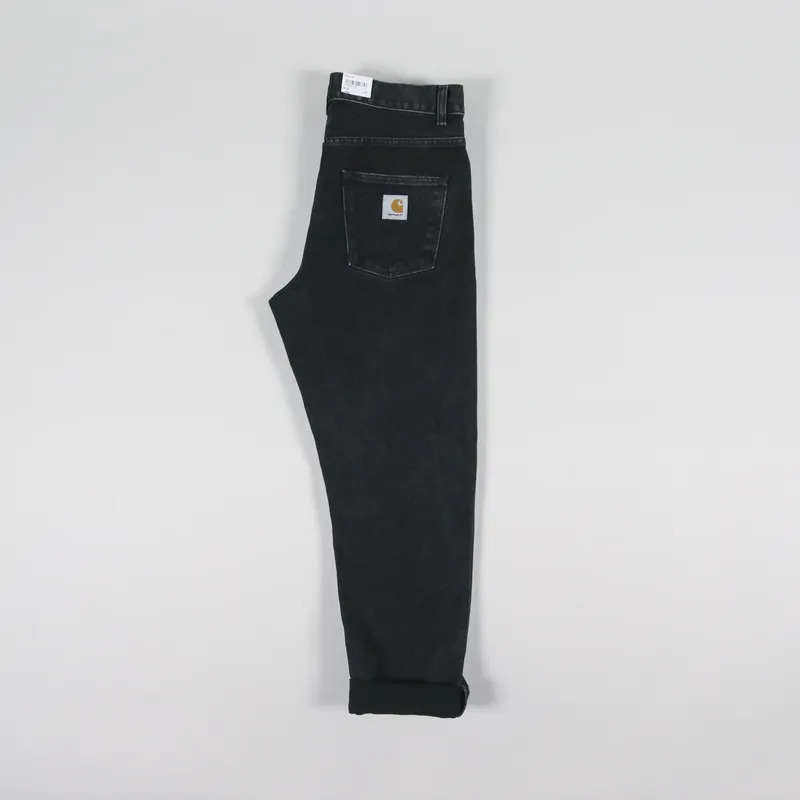 Carhartt WIP Newel Pant Black Stone Washed Maitland Denim-2