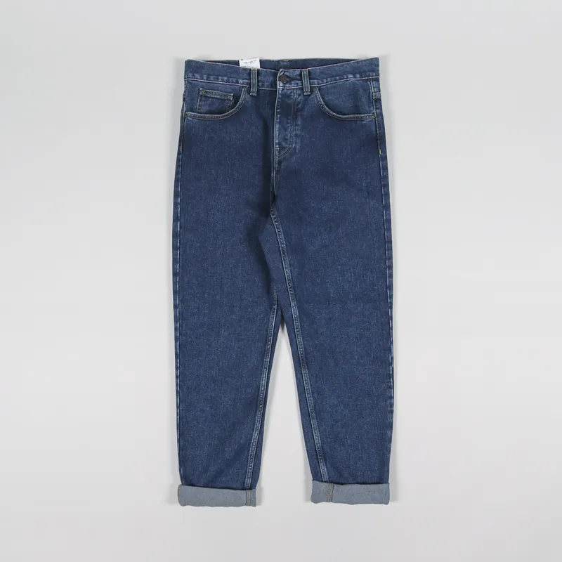 Carhartt WIP Newel Pant Blue Stone Washed Maitland Denim-1