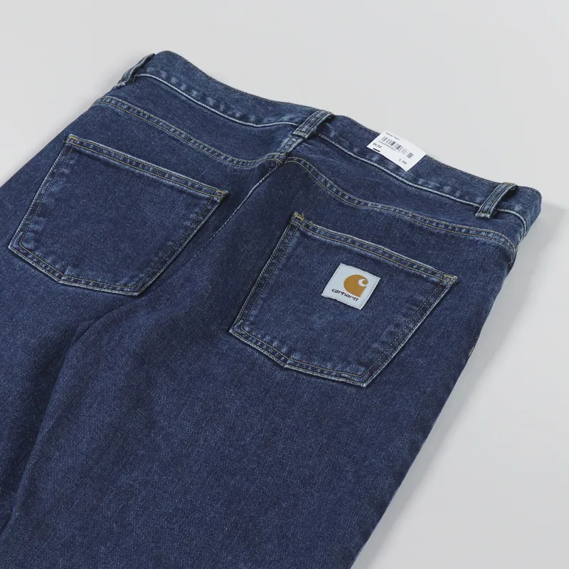 Carhartt WIP Newel Pant Blue Stone Washed Maitland Denim-4