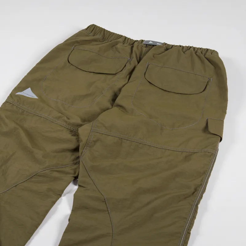 And Wander Nylon Taffeta Hiker Pants Khaki-7