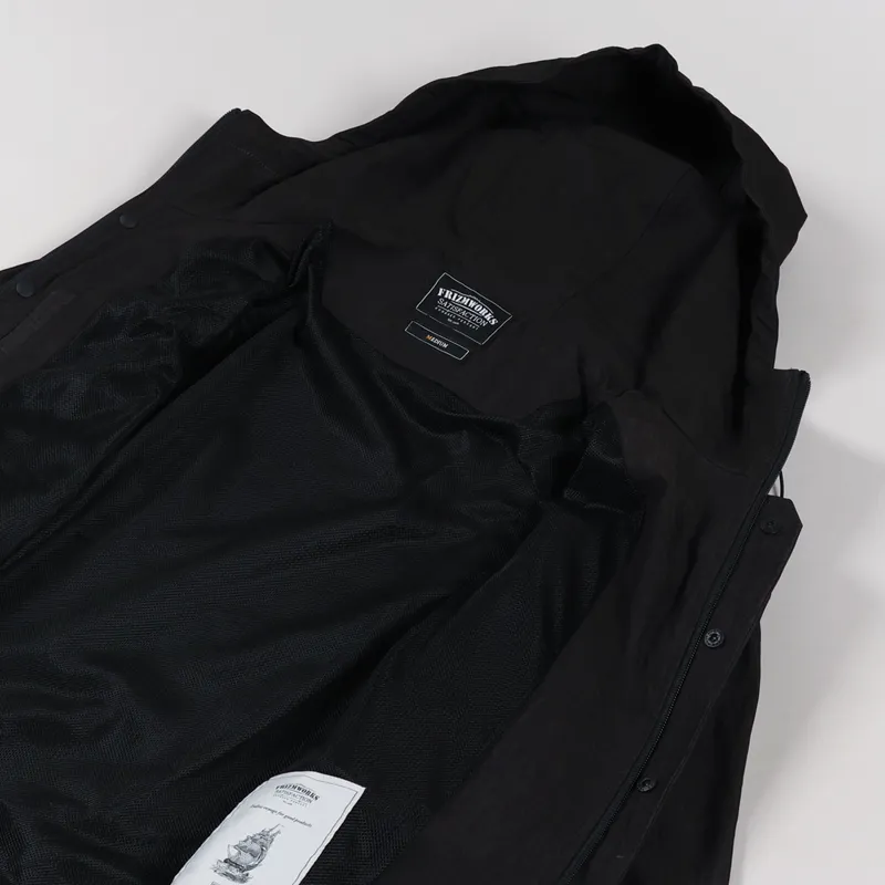 FrizmWORKS NYCO Utility Windbreaker Black-4
