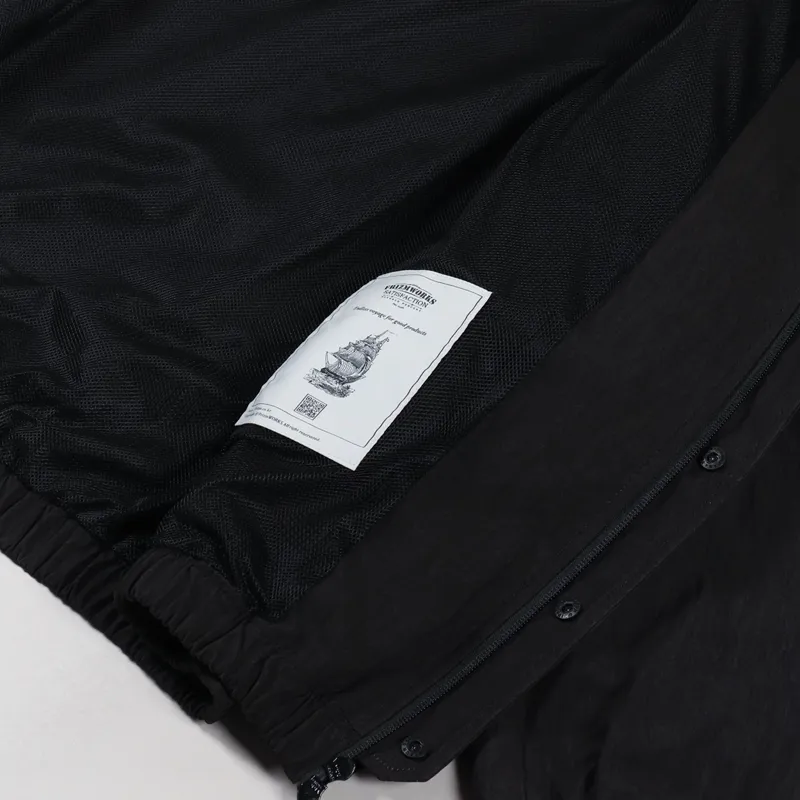 FrizmWORKS NYCO Utility Windbreaker Black-7