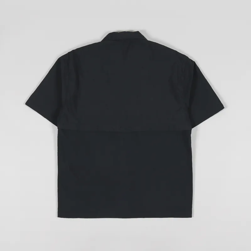 Gramicci Nylon Camp Shirt Black-1