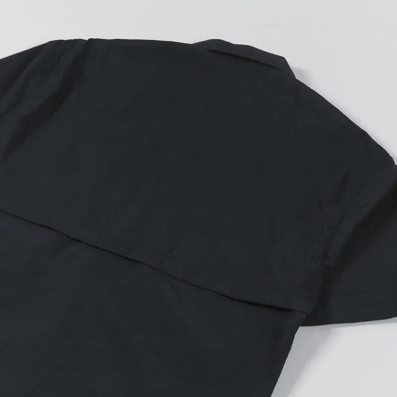 Gramicci Nylon Camp Shirt Black-3