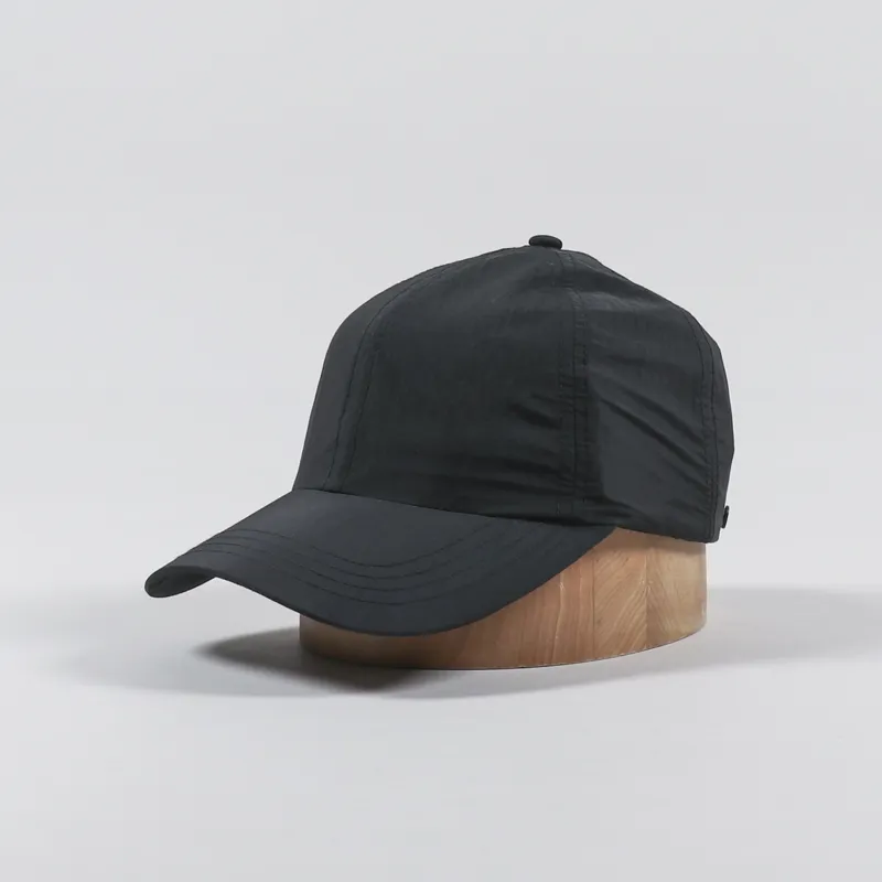 No Nationality 07 Lightweight Nylon Taffeta Cap Black